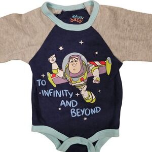 Disney Baby Toy Story Buzz Lightyear Bodysuit 3/6M‎ Infant One Piece Oneie